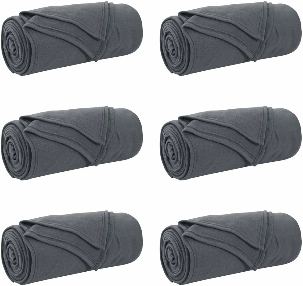 Mesti antklodės 6 vnt. Tamsiai pilka 200 x 150 cm 2.61 kg