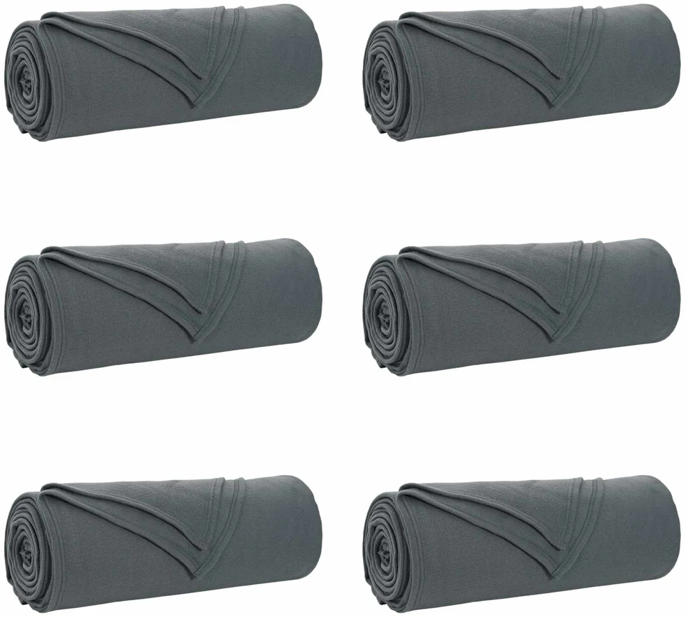 Mesti antklodės 6 vnt. Tamsiai pilka 350 x 270 cm 8.09 kg