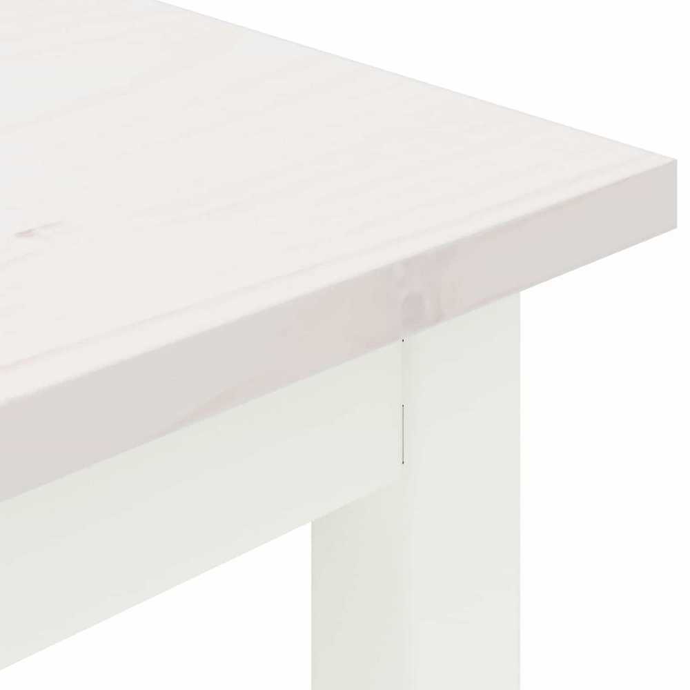suoliukas Balta 200 x 35 x 45 cm Kietos pušies mediena