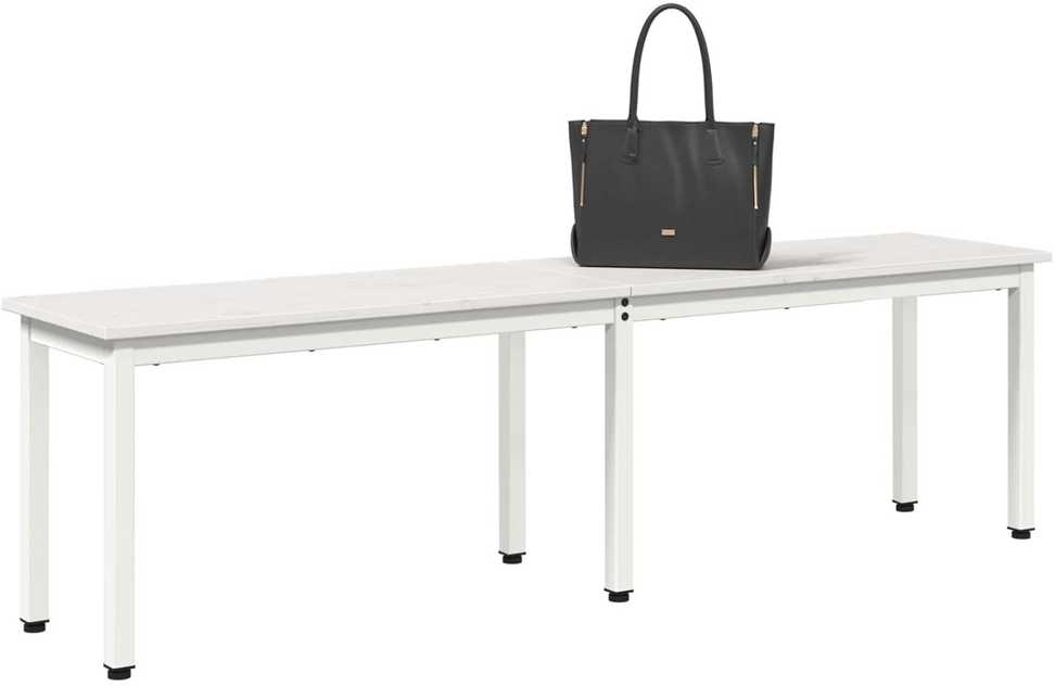 suoliukas Balta 160 x 35 x 45 cm Kietos pušies mediena