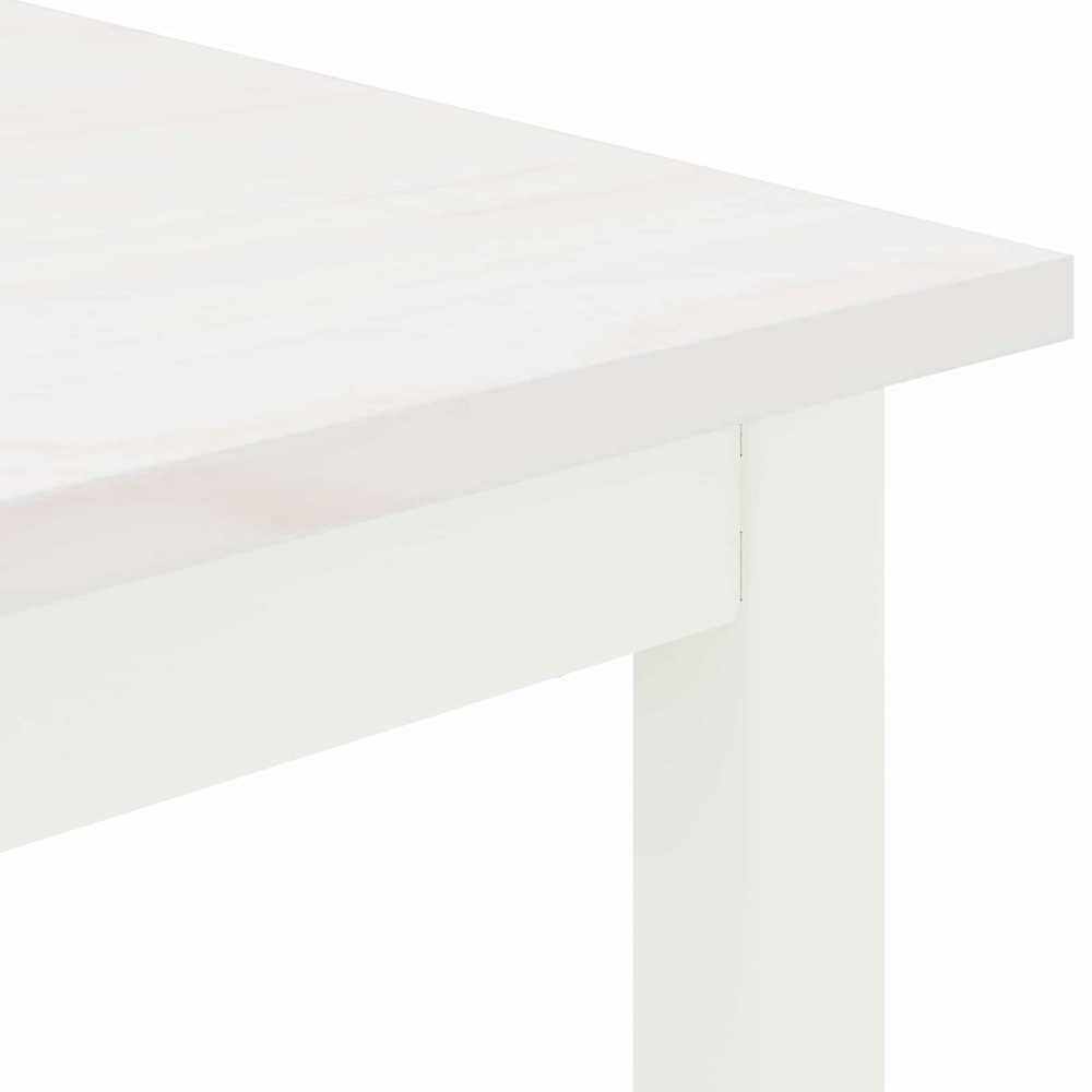 suoliukas Balta 110 x 35 x 45 cm Kietos pušies mediena