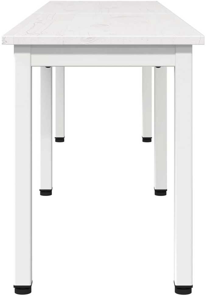 suoliukas Balta 160 x 35 x 45 cm Kietos pušies mediena