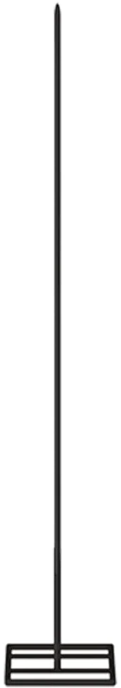 Metalinė Kalėdų eglutė, juodos spalvos, 60 cm