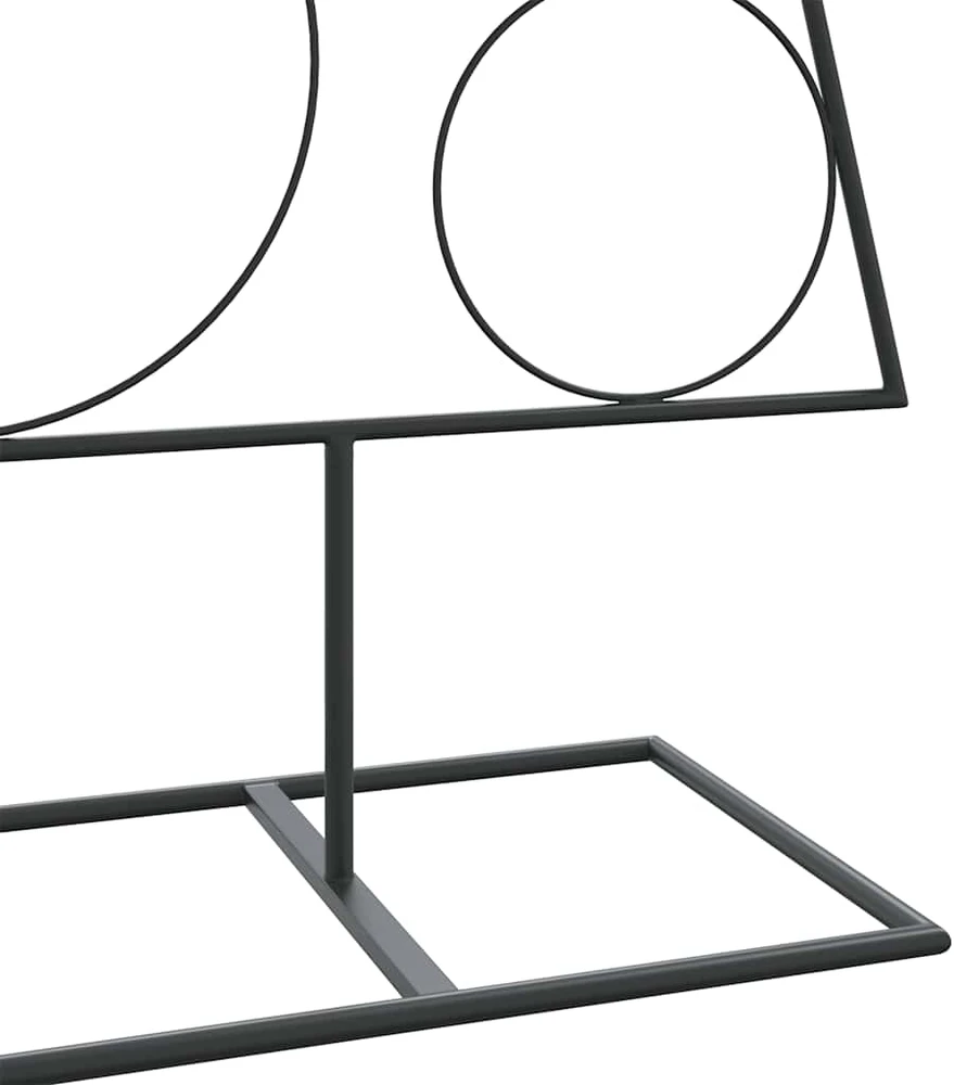 Metalinė Kalėdų eglutė, juodos spalvos, 150 cm