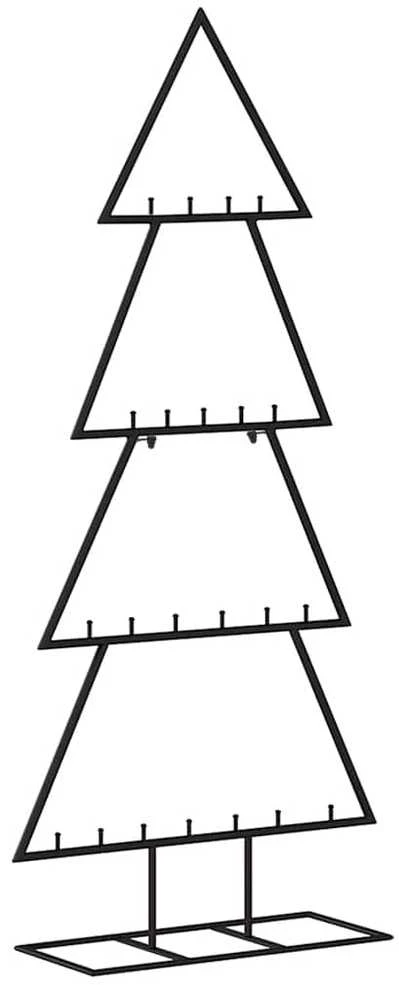 Metalinė Kalėdų eglutė, juodos spalvos, 125cm
