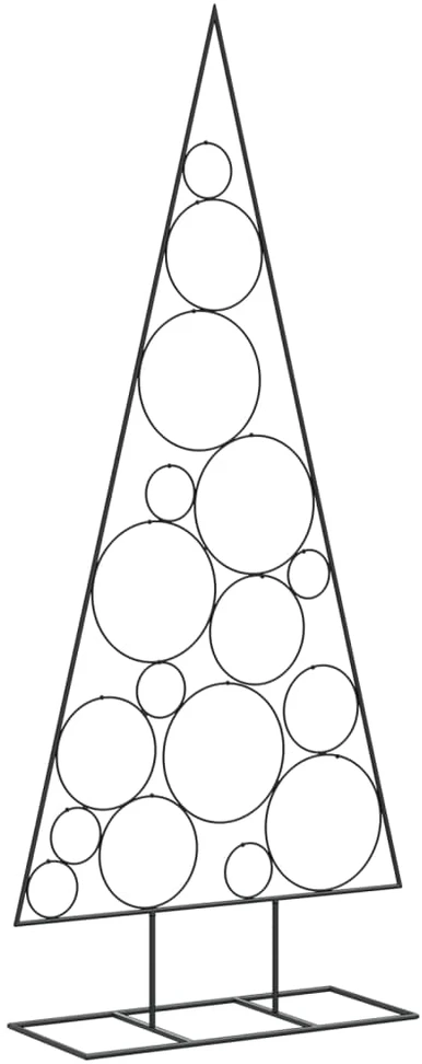 Metalinė Kalėdų eglutė, juodos spalvos, 180 cm
