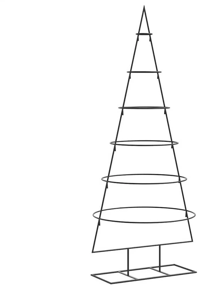 Metalinė Kalėdų eglutė, juodos spalvos, 150 cm