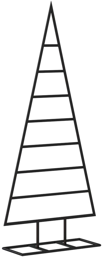 Metalinė Kalėdų eglutė, juodos spalvos, 125cm