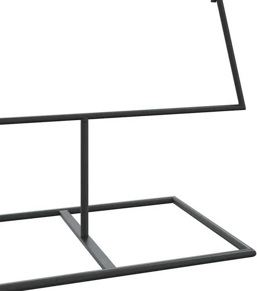 Metalinė Kalėdų eglutė, juodos spalvos, 150 cm
