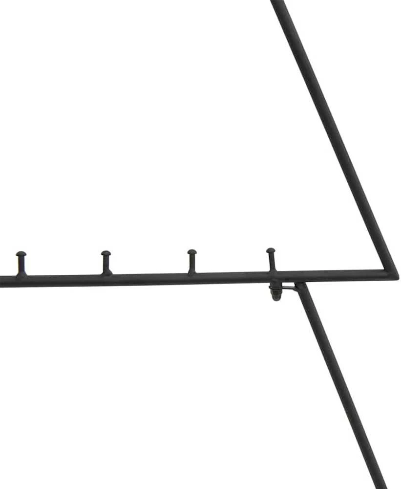 Metalinė Kalėdų eglutė, juodos spalvos, 125cm