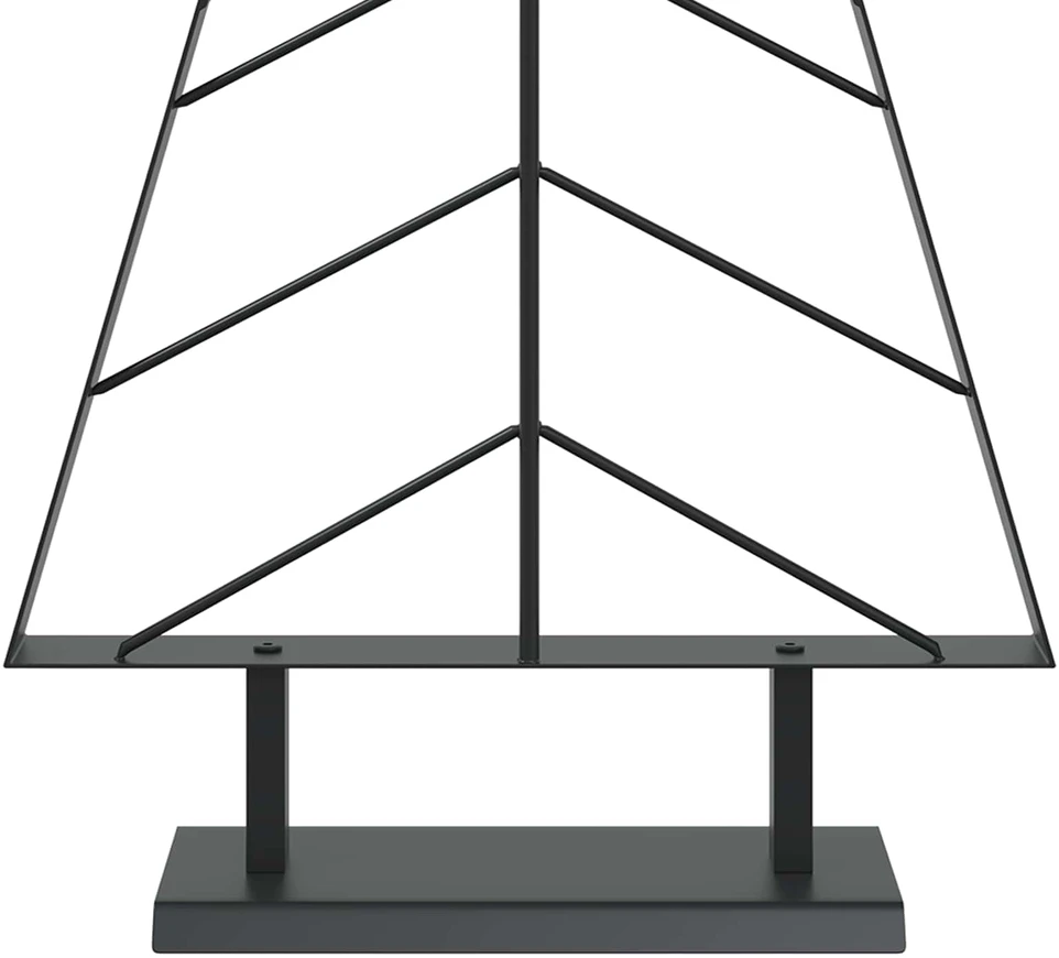 Metalinė Kalėdų eglutė su stovu KUOPIO 125 cm Plienas Juoda