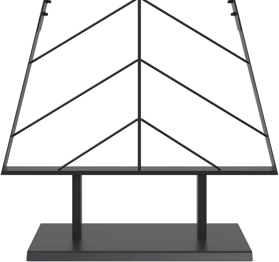 Metalinė Kalėdų eglutė su stovu KUOPIO 150 cm Plienas Juoda