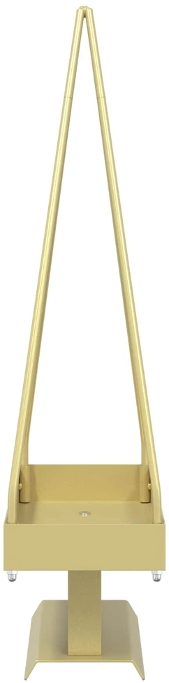 Metalinė Kalėdų eglutė su stovu KUOPIO 60 cm Plienas Auksinė