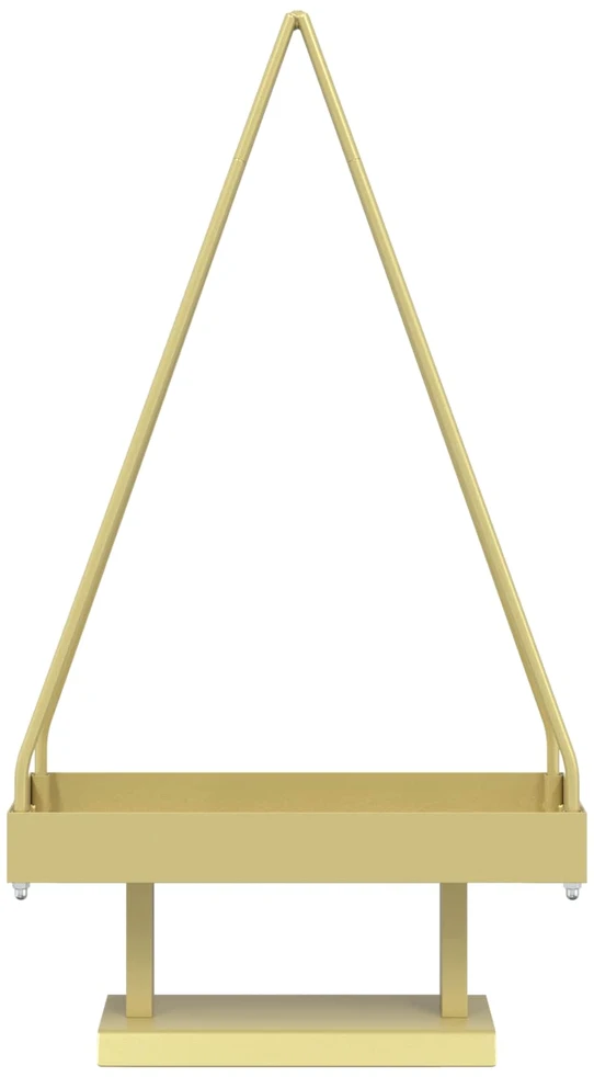 Metalinė Kalėdų eglutė su stovu KUOPIO 60 cm Plienas Auksinė