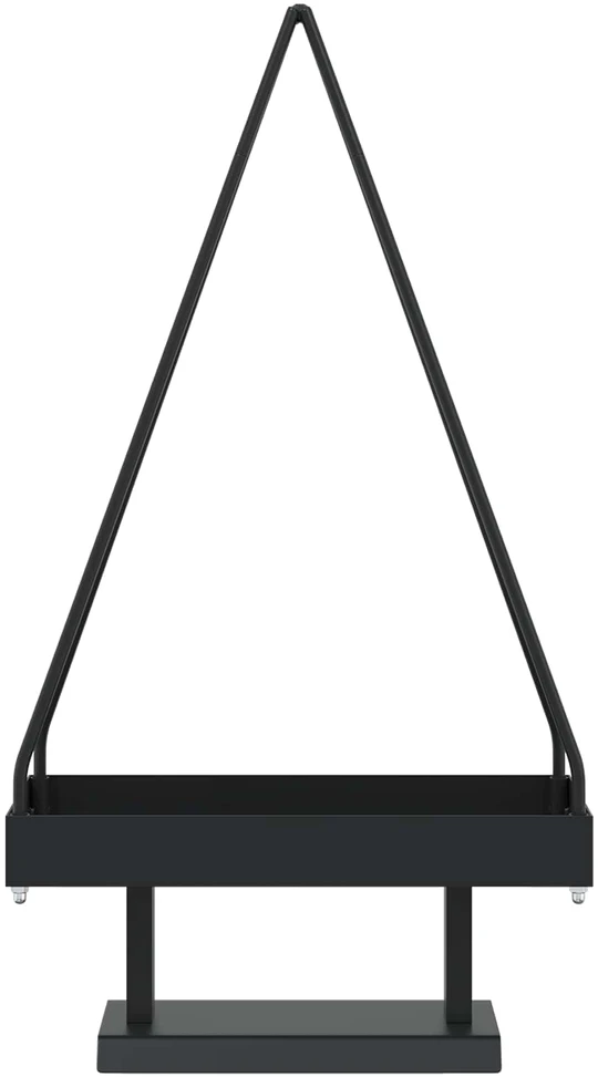 Metalinė Kalėdų eglutė su stovu KUOPIO 90 cm Plienas Juoda