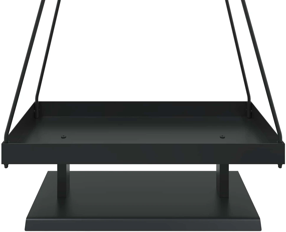 Metalinė Kalėdų eglutė su stovu KUOPIO 90 cm Plienas Juoda