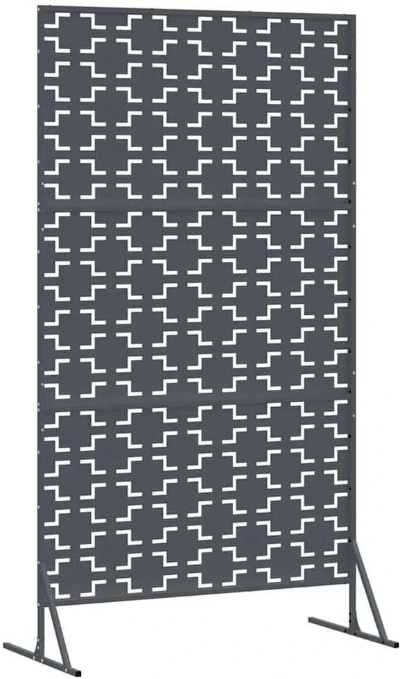 Privatumo žaliuzės 100 x 50 x 180 cm Plienas Antracito