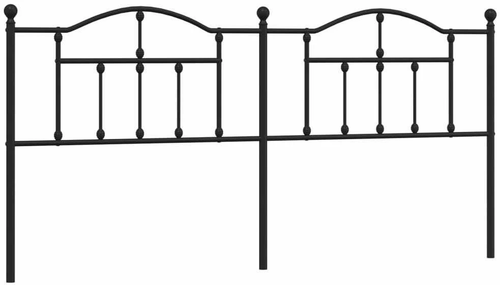 Metalinis galvūgalis, juodos spalvos, 200cm