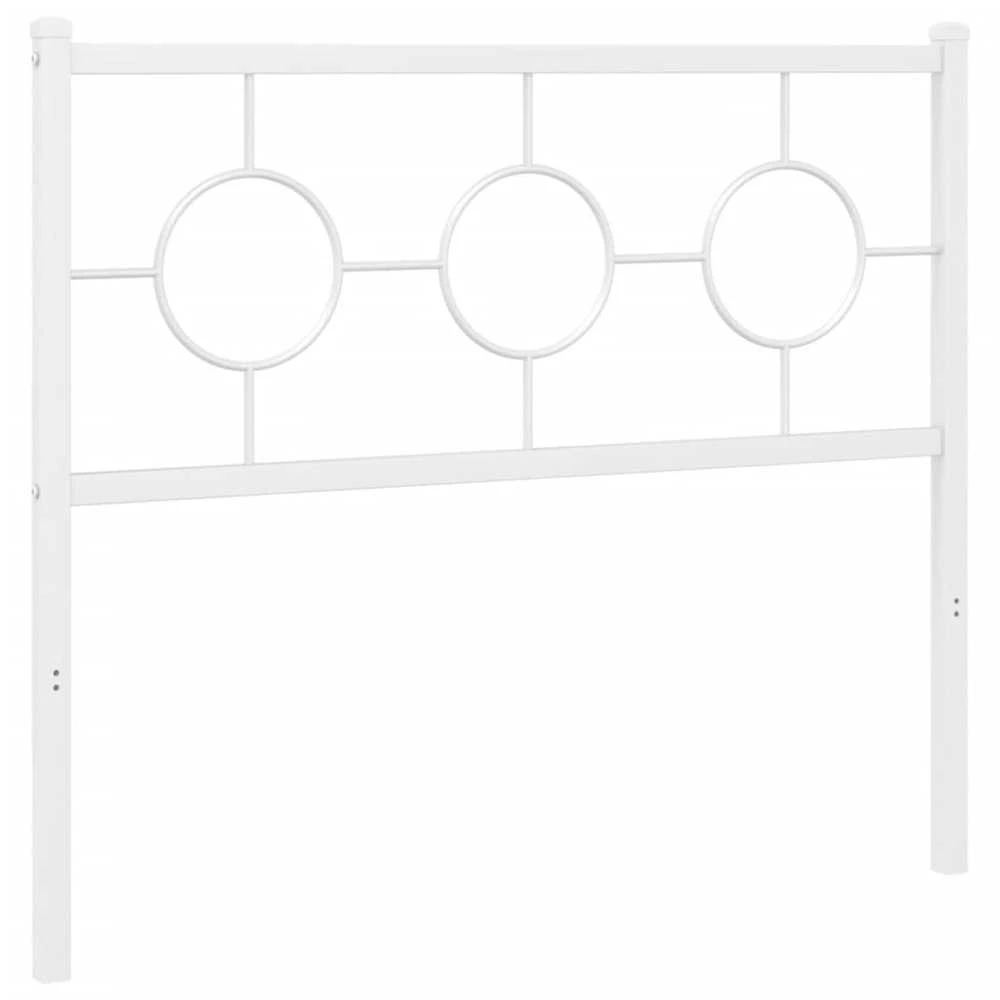 Metalinis galvūgalis, baltos spalvos, 100cm