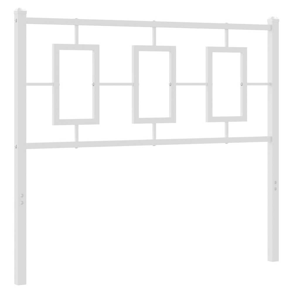 Metalinis galvūgalis, baltos spalvos, 100cm