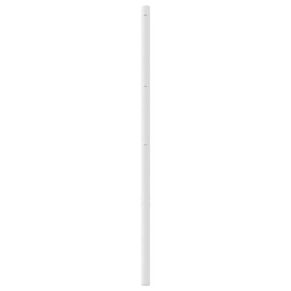 Metalinis galvūgalis, baltos spalvos, 107cm