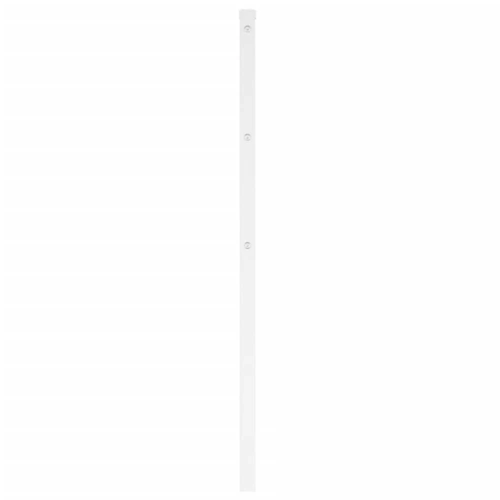 Metalinis galvūgalis, baltos spalvos, 107cm