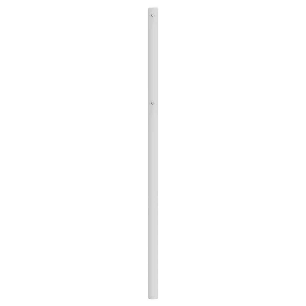 Metalinis galvūgalis, baltos spalvos, 107cm