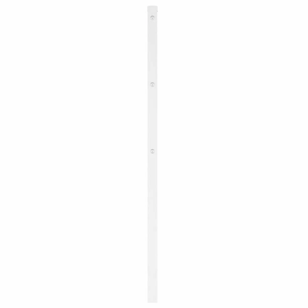 Metalinis galvūgalis, baltos spalvos, 107cm