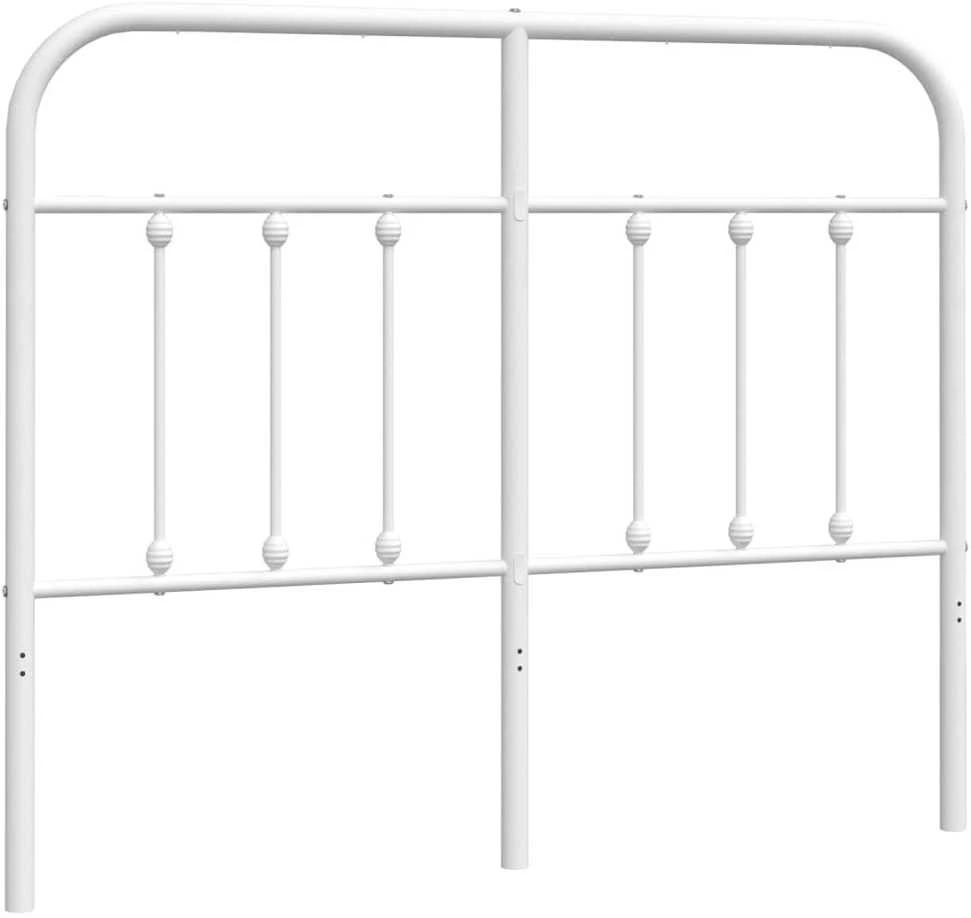Metalinis galvūgalis, baltos spalvos, 120cm