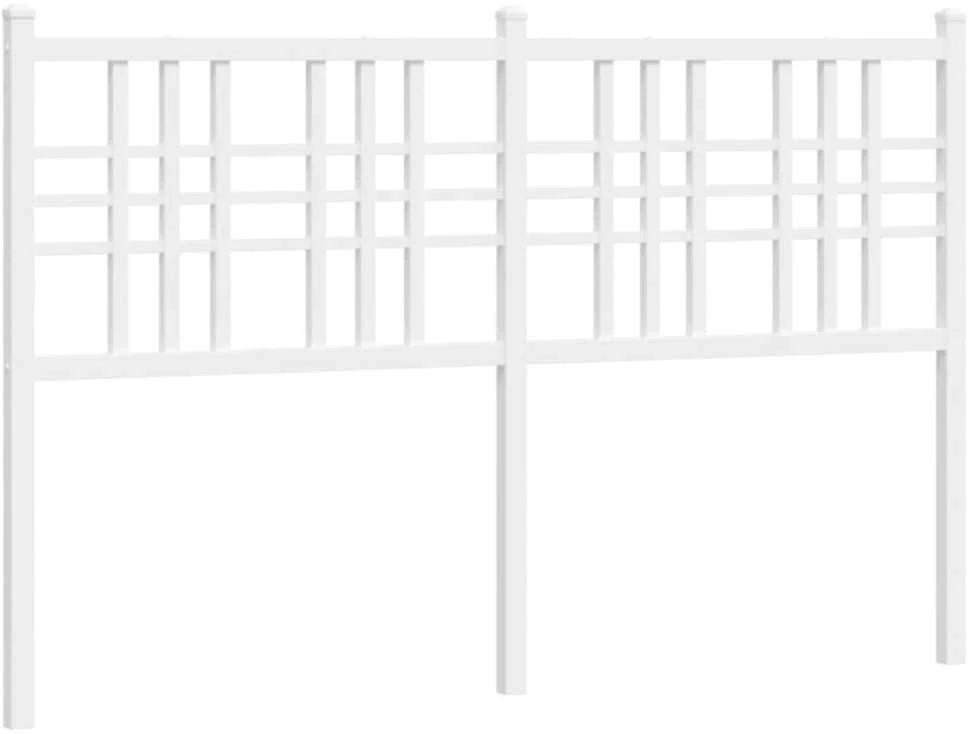 Metalinis galvūgalis, baltos spalvos, 120cm