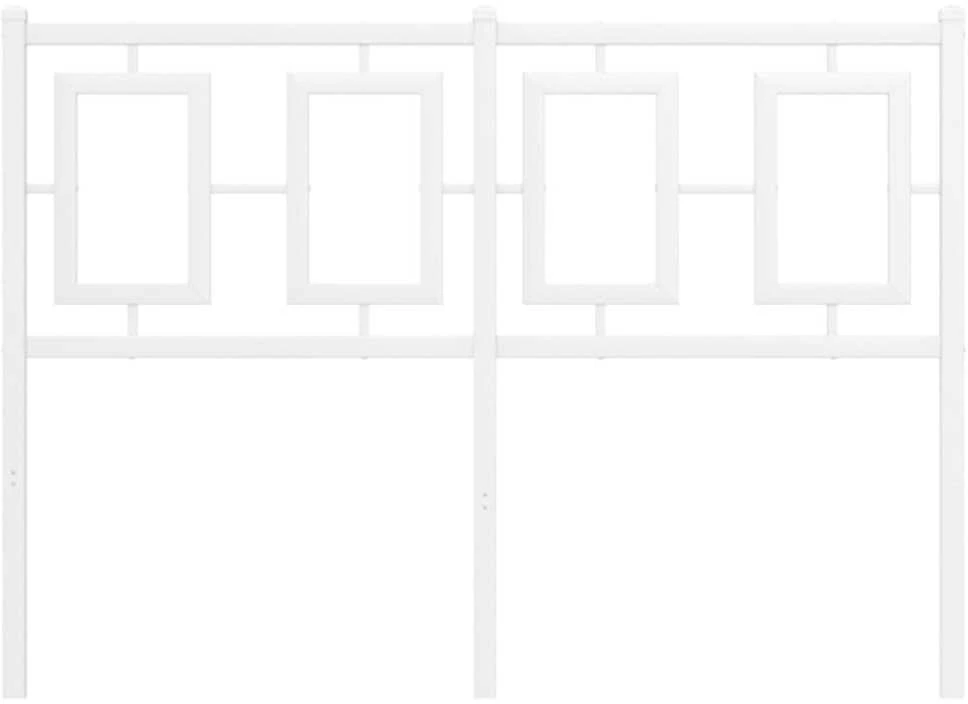 Metalinis galvūgalis, baltos spalvos, 120cm