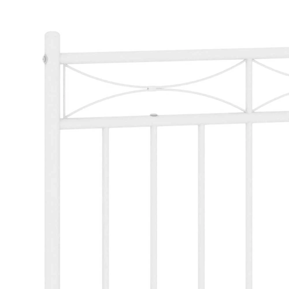 Metalinis galvūgalis, baltos spalvos, 135cm