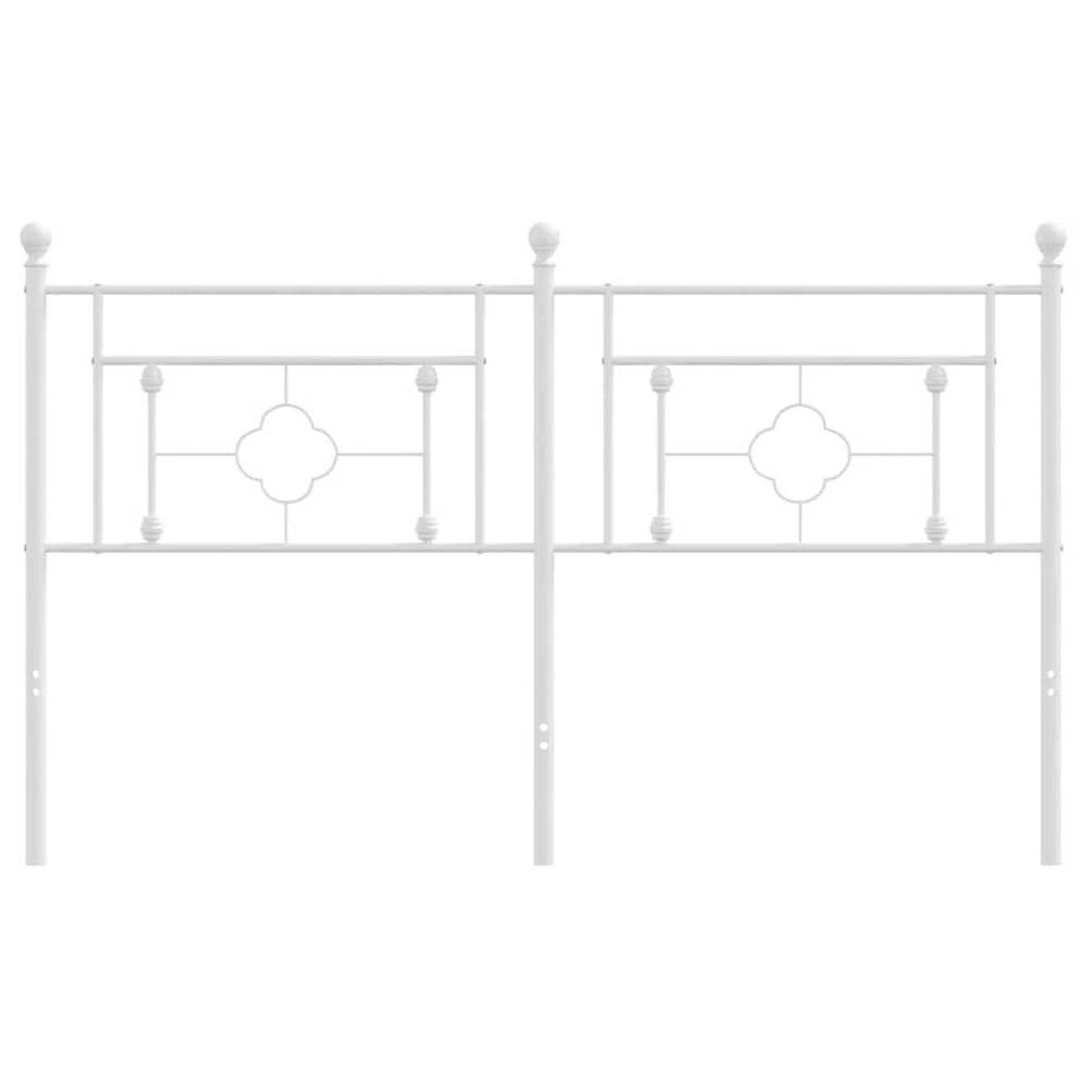 Metalinis pakaitinis galvūgalis, baltos spalvos, 160cm