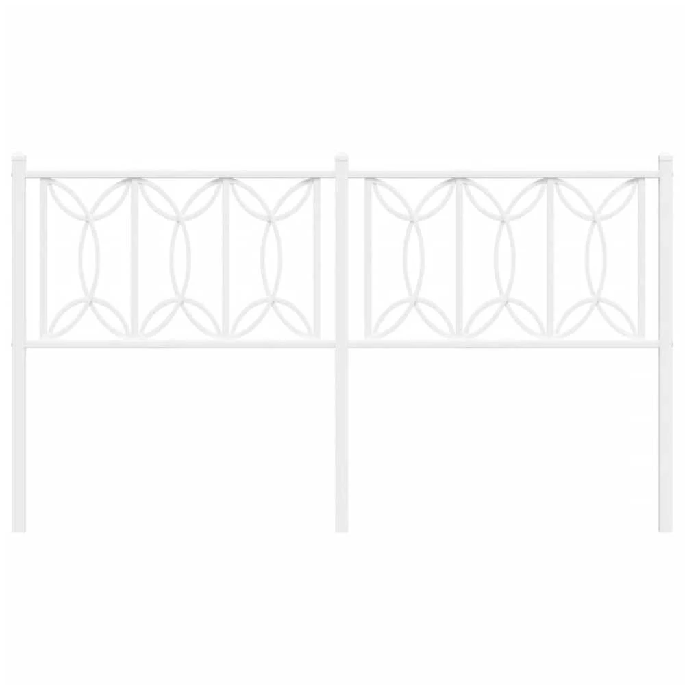 Metalinis pakaitinis galvūgalis, baltos spalvos, 160cm