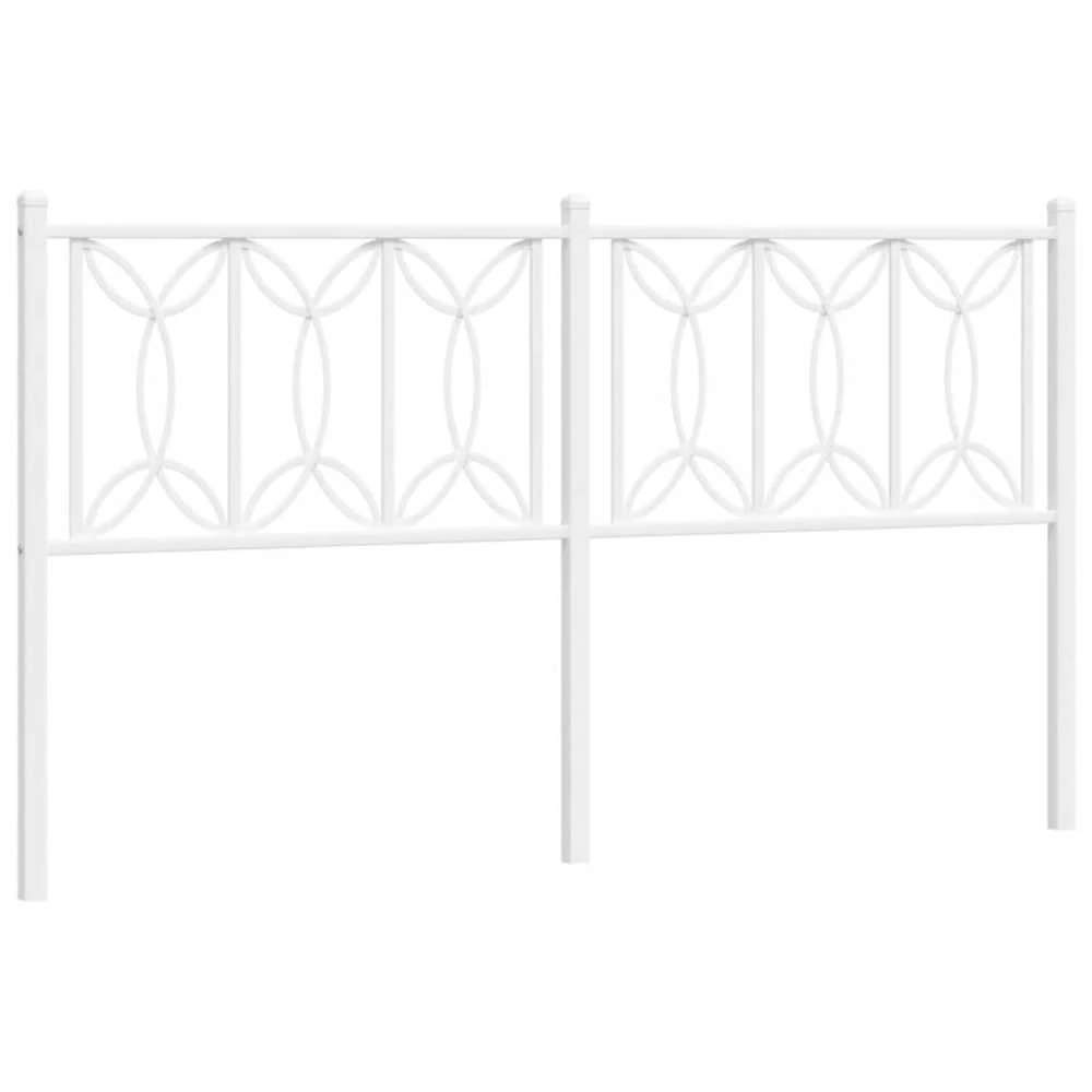 Metalinis pakaitinis galvūgalis, baltos spalvos, 160cm