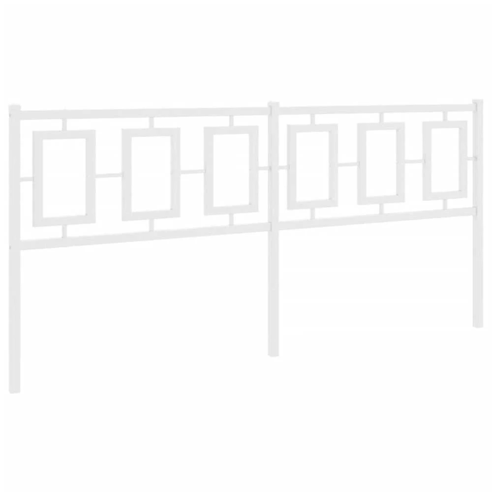 Metalinis pakaitinis galvūgalis, baltos spalvos, 180cm