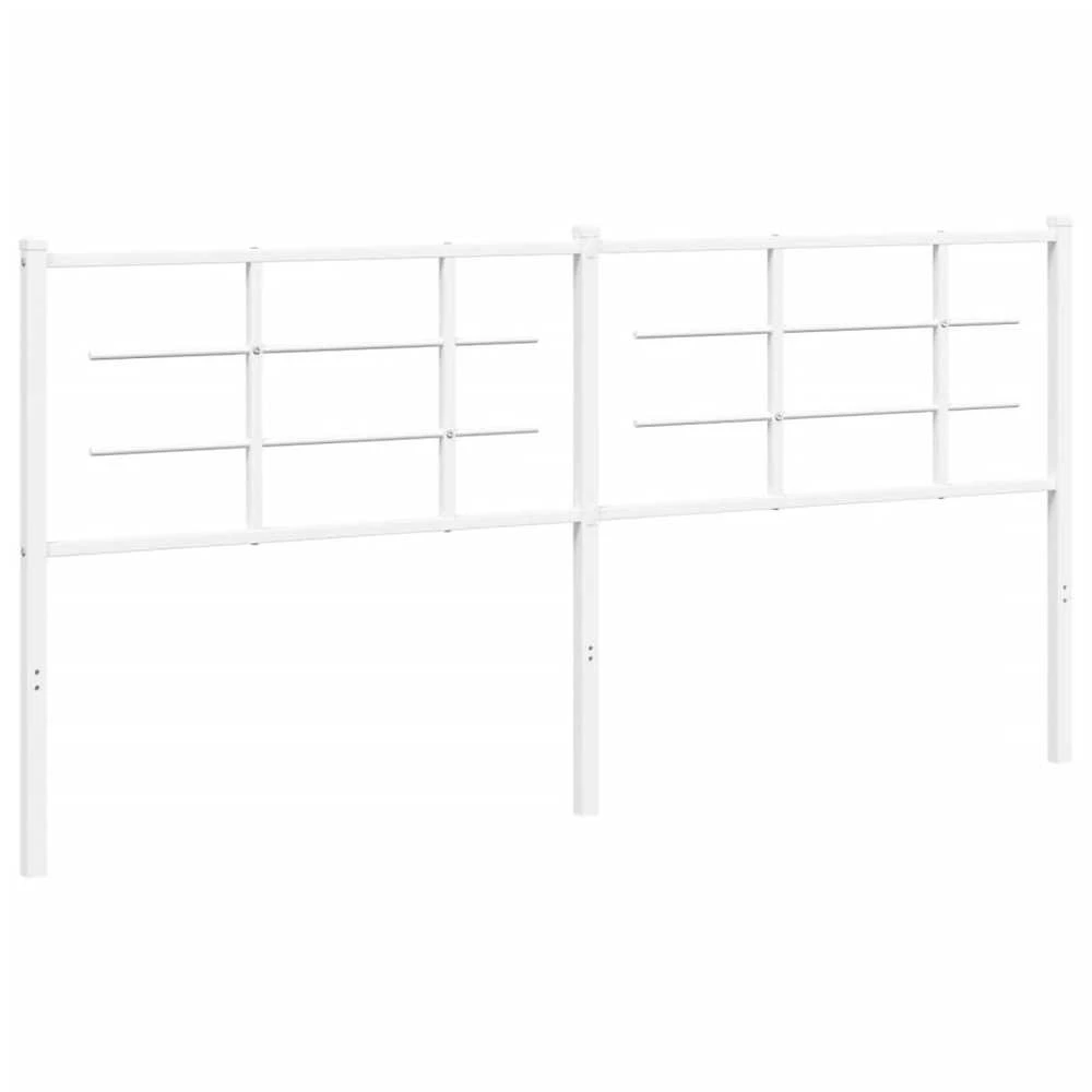 Metalinis pakaitinis galvūgalis, baltos spalvos, 180cm