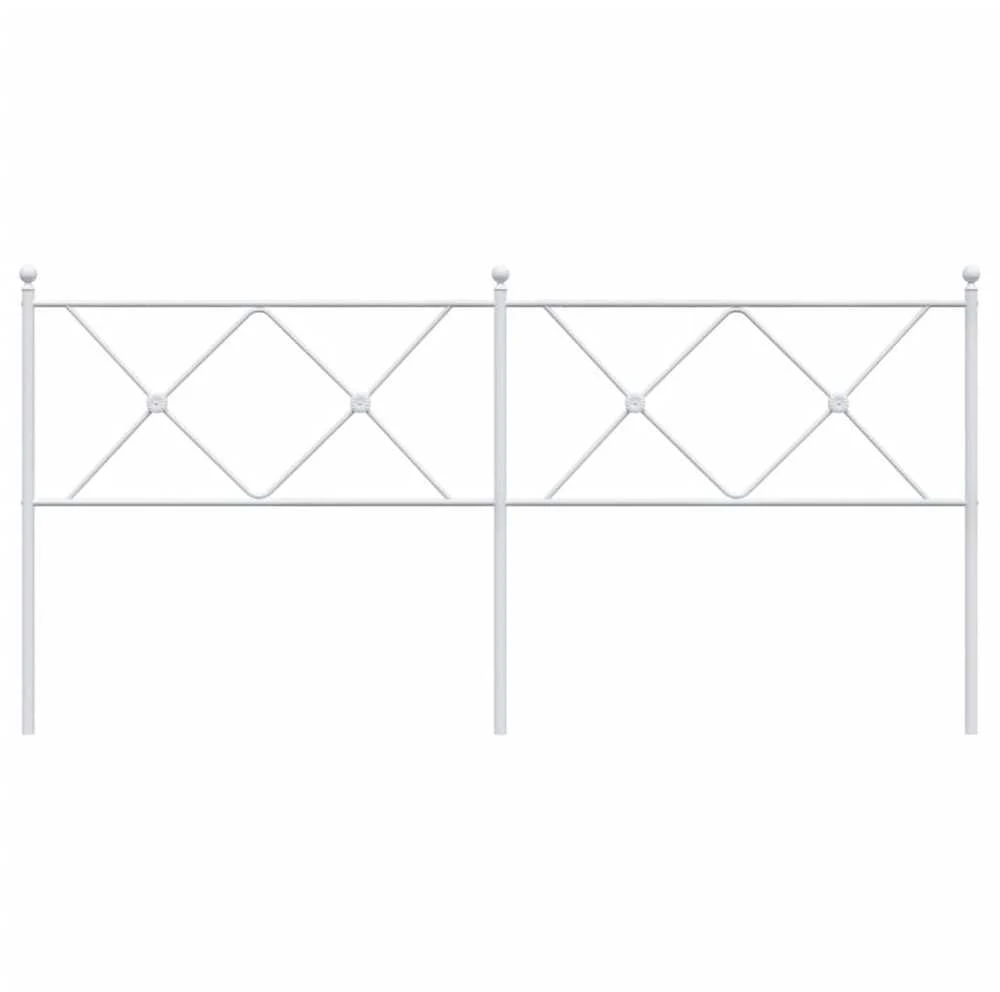 Metalinis pakaitinis galvūgalis, baltos spalvos, 180cm