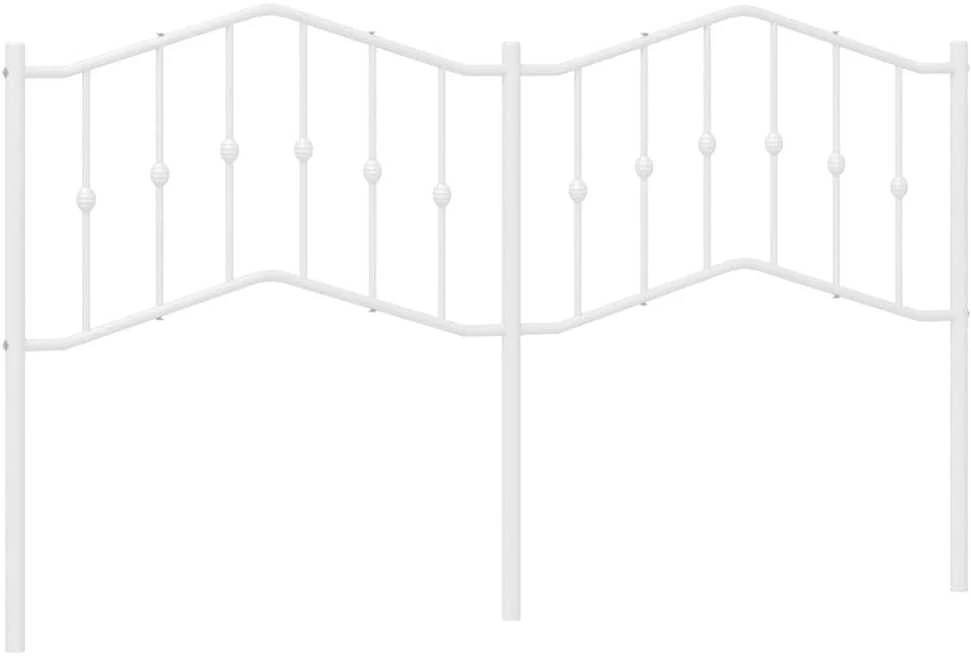 Metalinis galvūgalis, baltos spalvos, 180cm