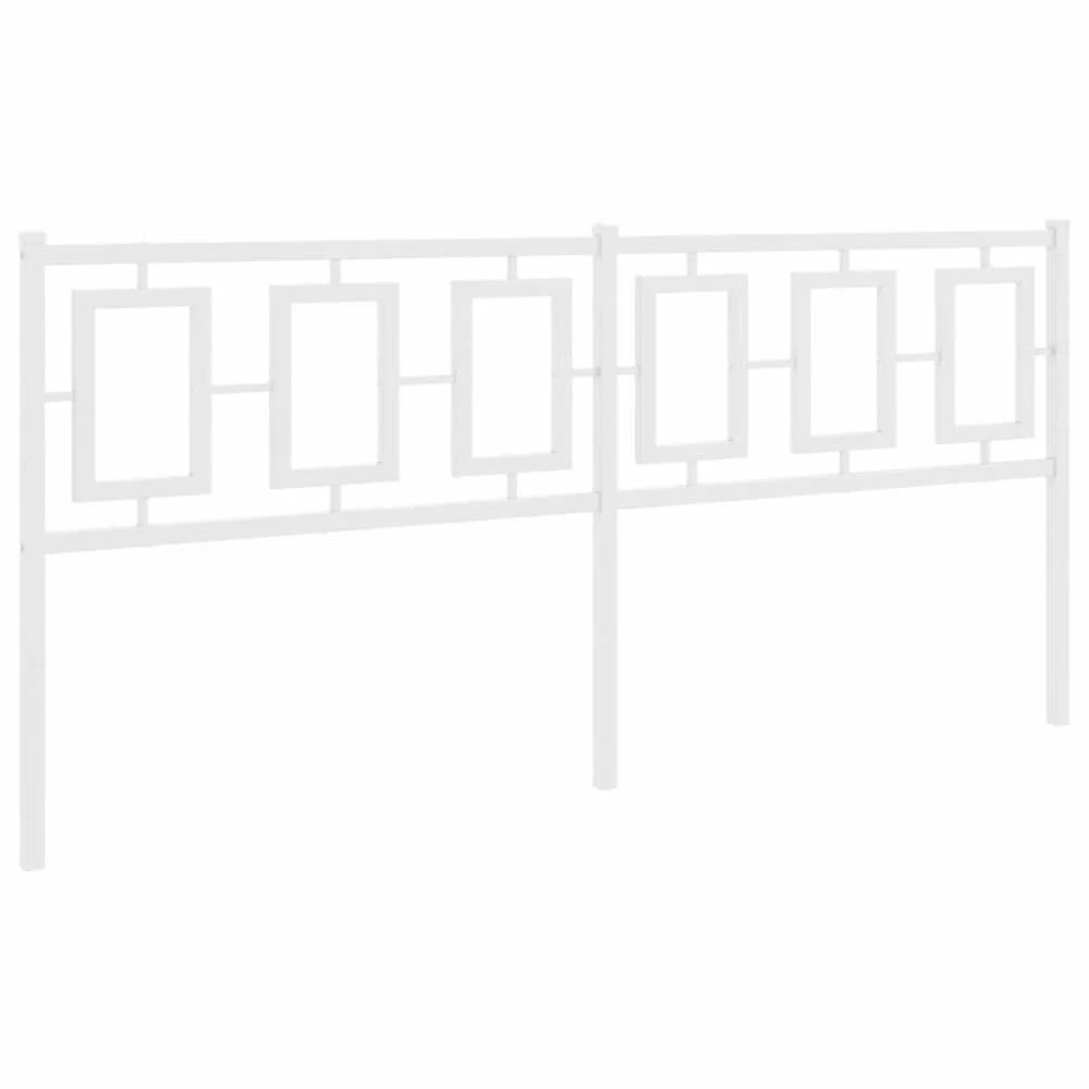 Metalinis pakaitinis galvūgalis, baltos spalvos, 180cm