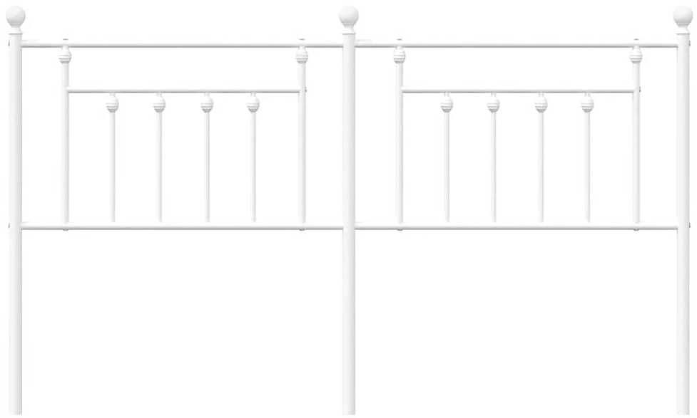 Metalinis galvūgalis, baltos spalvos, 180cm