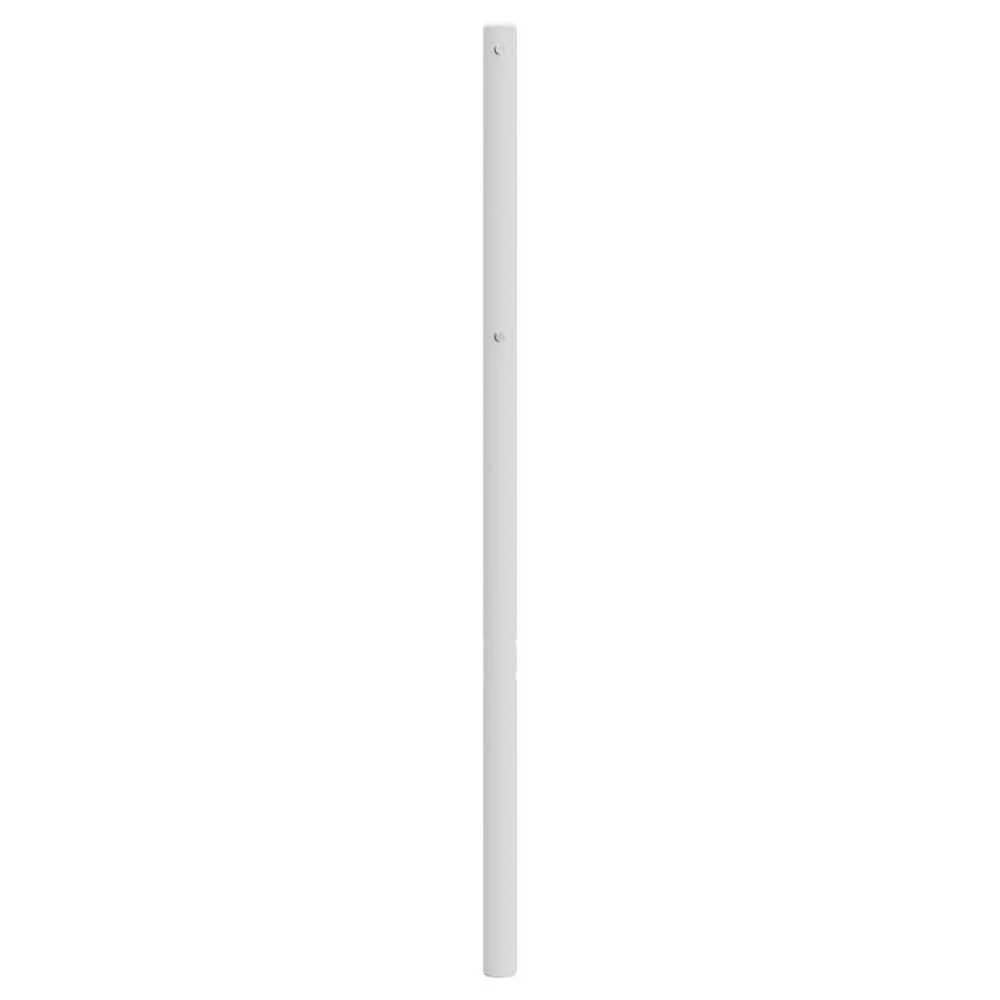 Metalinis galvūgalis, baltos spalvos, 193cm