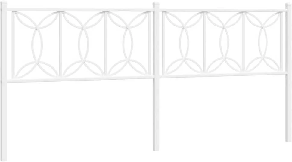 Metalinis pakaitinis galvūgalis, baltos spalvos, 193cm
