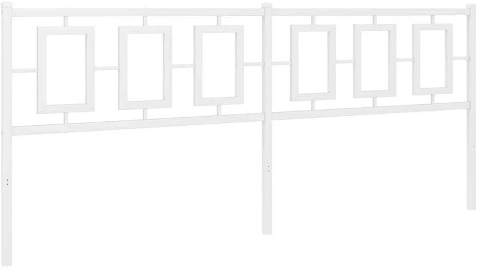 Metalinis galvūgalis, baltos spalvos, 200cm