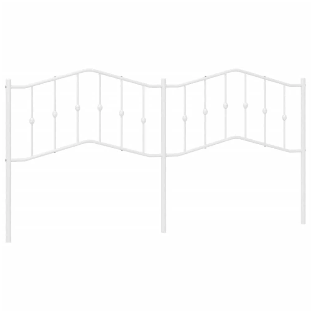 Metalinis galvūgalis, baltos spalvos, 200cm