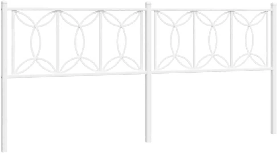 Metalinis pakaitinis galvūgalis, baltos spalvos, 200cm