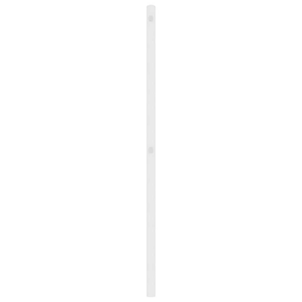 Metalinis galvūgalis, baltos spalvos, 200cm