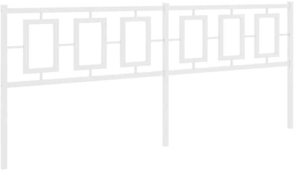 Metalinis galvūgalis, baltos spalvos, 200cm