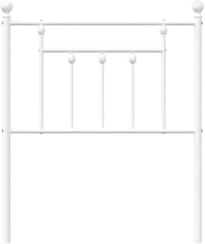 Metalinis galvūgalis, baltos spalvos, 75cm