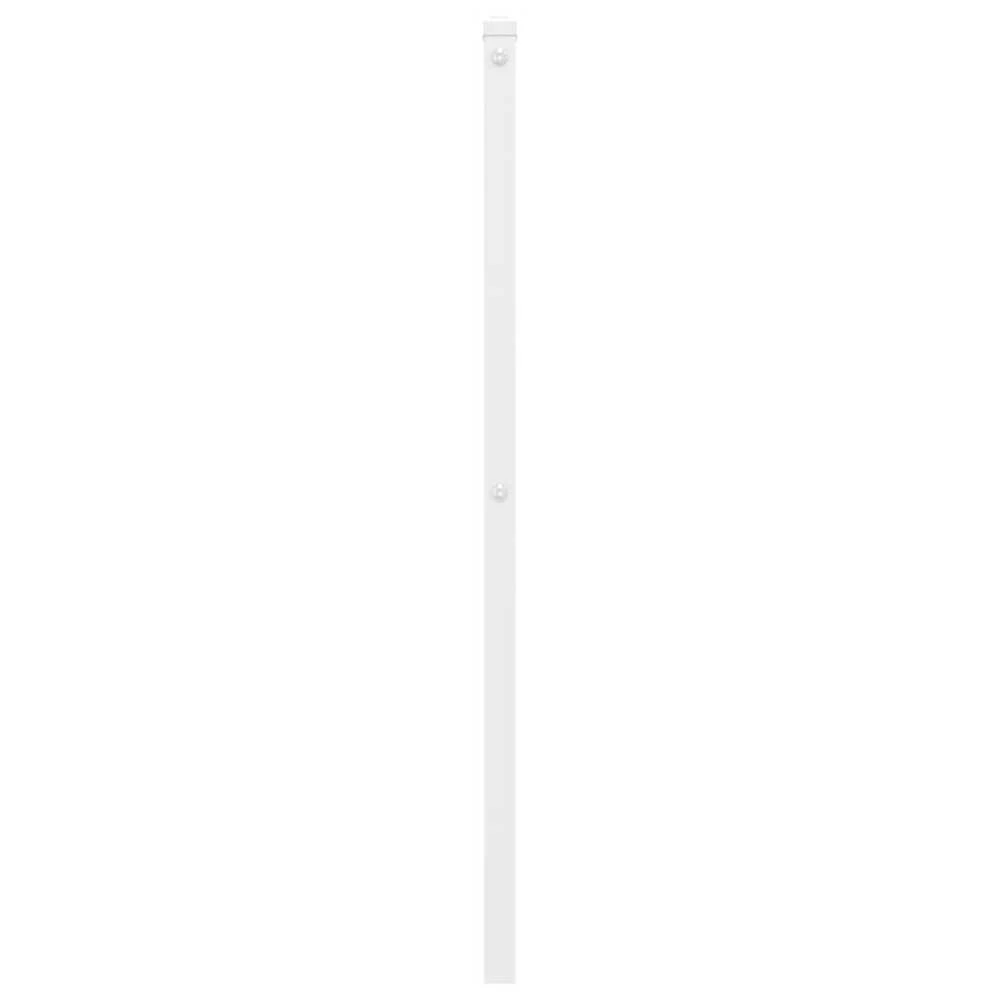 Metalinis pakaitinis galvūgalis, baltos spalvos, 80cm